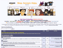 Tablet Screenshot of forums.fictionalley.org